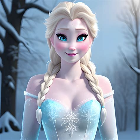 Realistic Slutty Elsa Frozen Arthub Ai