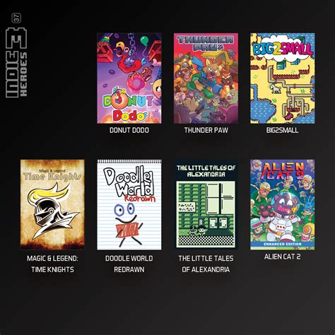 37 indie heroes collection 3 evercade cartridge