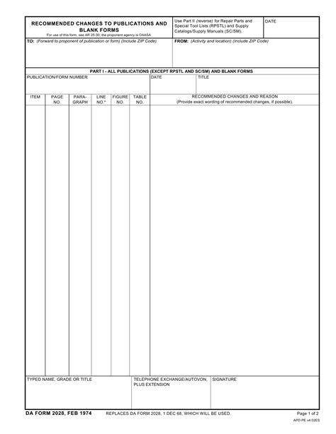 Da Form 2028 ≡ Fill Out Printable Pdf Forms Online