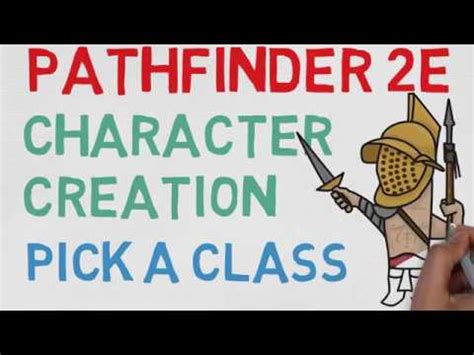 How to make a Character in Pathfinder 2E #5: Picking a Class