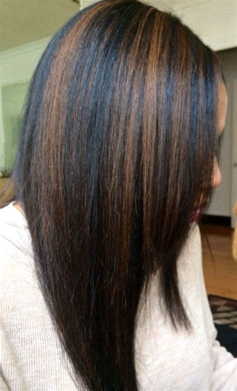 Short black hair with highlight. 54 Vivid Hairstyle Ideas for Highlighted Hair