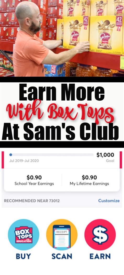 Earn More With Box Tops At Sams Club