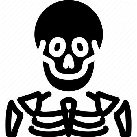 Bone Danger Scary Skeleton Skull Icon