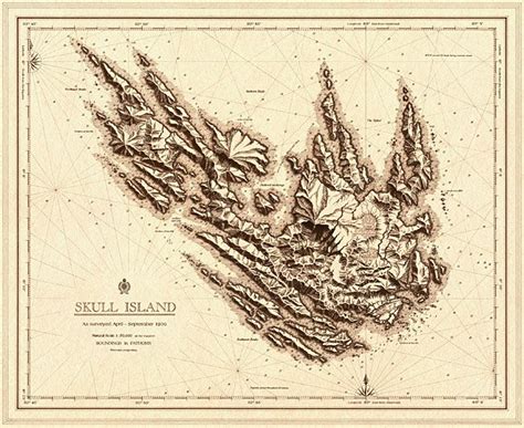 Daniel Reeve Skull Island Map King Kong Skull Island Skull Island