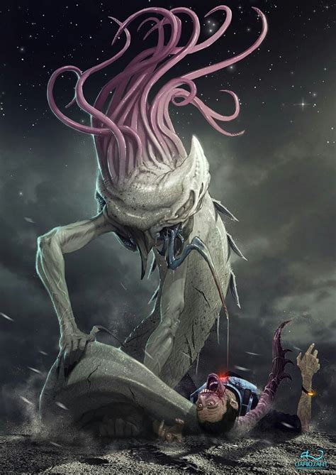 Monster Dark Fantasy Art Lovecraftian Horror Fantasy Monster