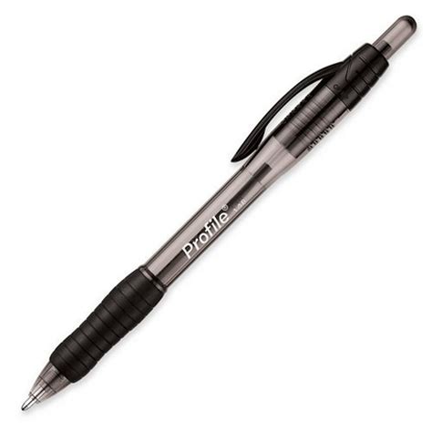 Paper Mate Profile Retractable Ballpoint Pens Black Ink Bold 14 Mm
