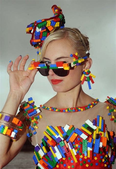Lego Dress 3 Recycled Dress Fashion Colorful Fashion