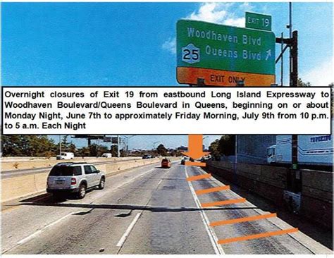 Long Island Expressway Exit To Close Overnight For A Month Dot