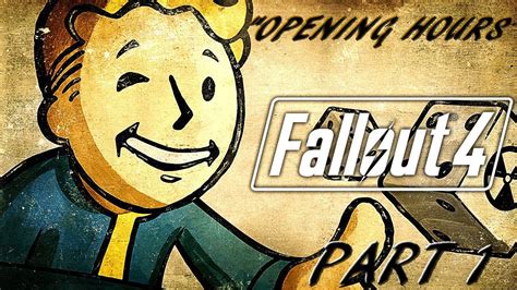 1st Opening Hour Fallout 4 Gameplay Walkthroughplaythrough Part 1