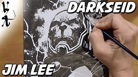 Jim Lee Drawing Darkseid During Twitch Stream Youtube