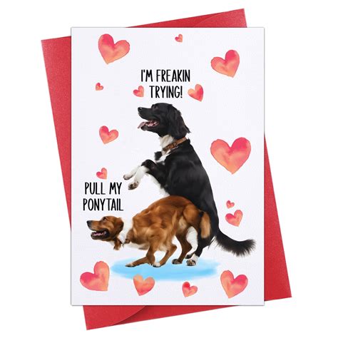 Waahome Funny Valentines Day Cards Valentines Day Ts For Him Her Naughty Valentine Day Cards