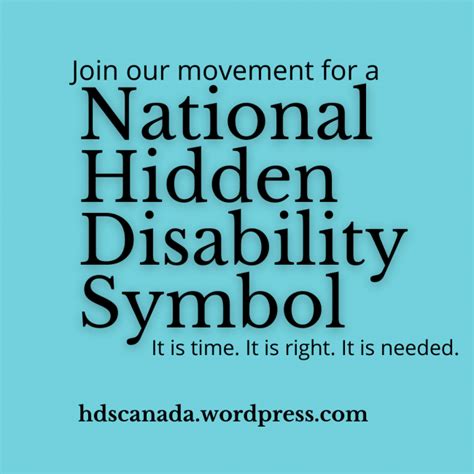 Hidden Disability Symbol Canada Bist