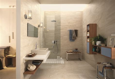 Accent walls can be a stunning addition to a bathroom. Bathrooms - Modern - Bathroom - Denver - by Crossville Studios