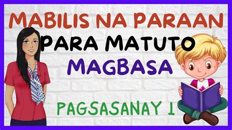 Mabilis Na Paraan Ng Pagbasa Pagsasanay 1 Beginners At Grade One