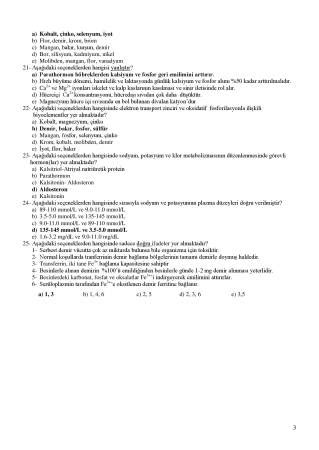 Doku Ve Gen Biyokimyası Vize Soruları B Grubu Sayfa 3 Vize ve