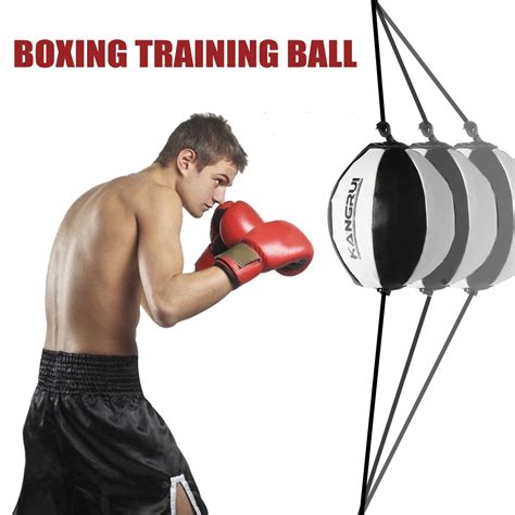 Training Equipment And Supplies White Double End Boxing Dodge Speed Ball Floor To Ceiling Punching
