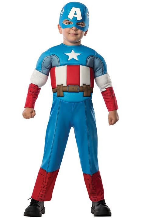 3.4 out of 5 stars 10 ratings. Deluxe Captain America Toddler Costume - PureCostumes.com