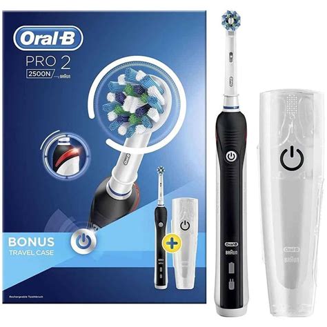 • suivi des dents en 3d avec l'ia pour surveiller le brossage sur les surfaces avant, supérieure et arrière de vos dents, vous guidant pour. Oral-B Pro 2 2500 Review - Electric Teeth