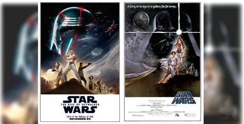 The Star Wars The Rise Of Skywalker Reald 3d Poster Recreates The