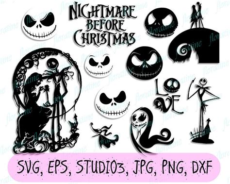 Nightmare Before Christmas Svg Files Free - 90+ SVG File for Silhouette