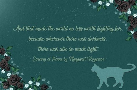 216 copy quote not every thought is a flower; Book Review | Sorcery of Thorns by Margaret Rogerson | Luchia Houghton