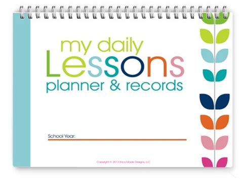 Write down all assignments, lesson plans, test, quizzes. Homeschool Lesson Planner-Colorful - Confessions of a ...