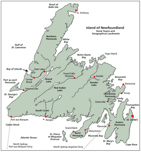 Maps Of Newfoundland And Labrador