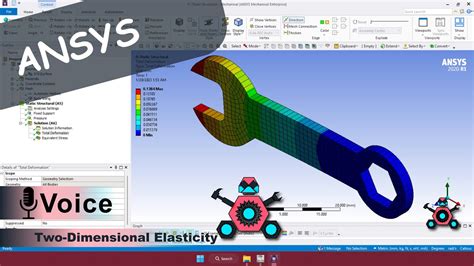 Ansys Two Dimensional Elasticity Finite Element Modeling