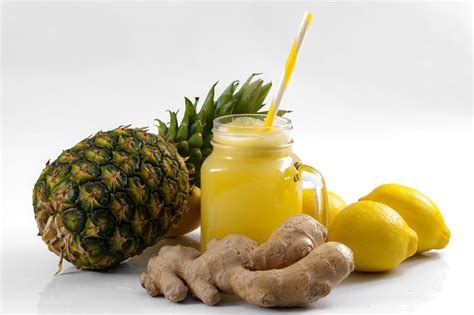 Healthy Ginger Pineapple Drink