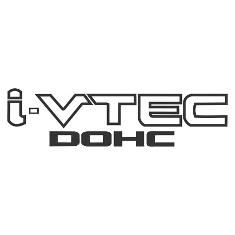 Honda Dohc Vtec Logo Sketch Coloring Page