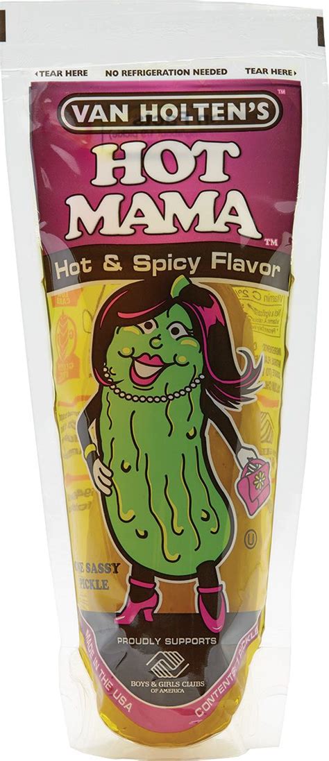 Hot Mama Pickle In A Pouch Hot Pickles Hot Mama Pickle In A Bag