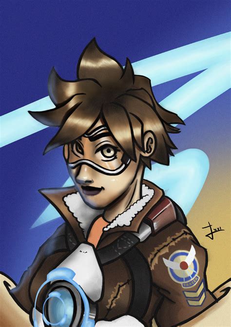 Artstation Overwatch Fanart Tracer