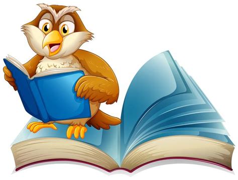 Cute owl reading a book - Download Free Vectors, Clipart ... Hoot owl stays silent until a newsy bird makes inquiry into the matter and gets a surprising but simple answer.
