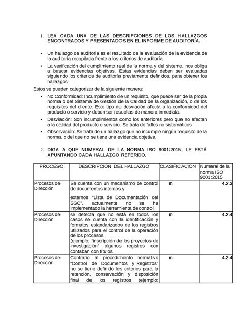 Plan De Auditoria Iso 9001 2015 Planificaci 243 N Auditor 237 A Riset