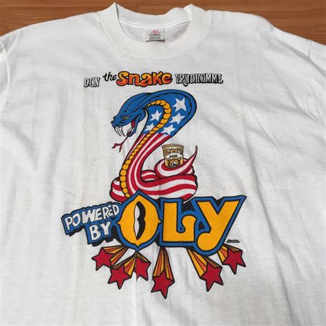 Vintage 1970s Don Prudhomme The Snake Drag Race Cotton T Shirt Nos L