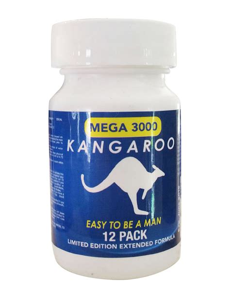 Kangaroo Mega 3000 Male Sexual Enhancement Supplement By Hustler®