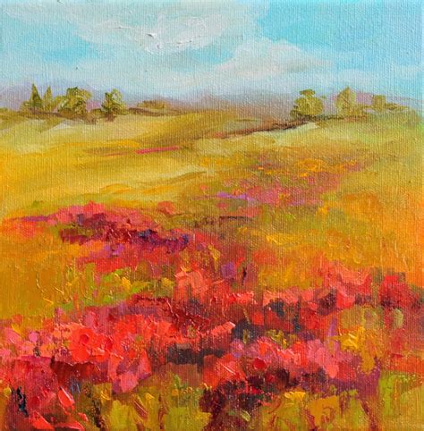 Artists Of Texas Contemporary Paintings And Art Wildflower Summer By