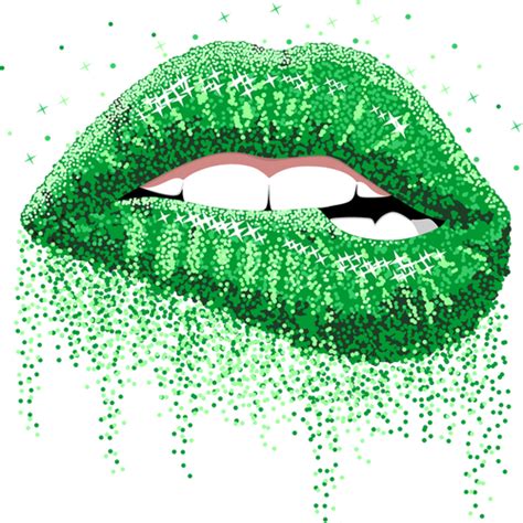 Download Glitter Lips Glitter Lips Vector Transparent Png Download