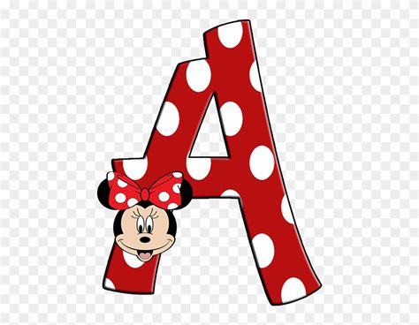 Minnie Mouse Letter Cutouts Printable