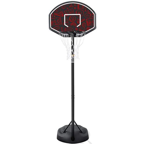 Maxkare Portable Basketball Hoop Basketball Goal Adjustable Height 55