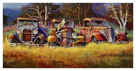 It can be bought from rowdy at the atom cats garage. hot art | Rusty Row I by Dale Klee - Hot Rod Art | Paint ...
