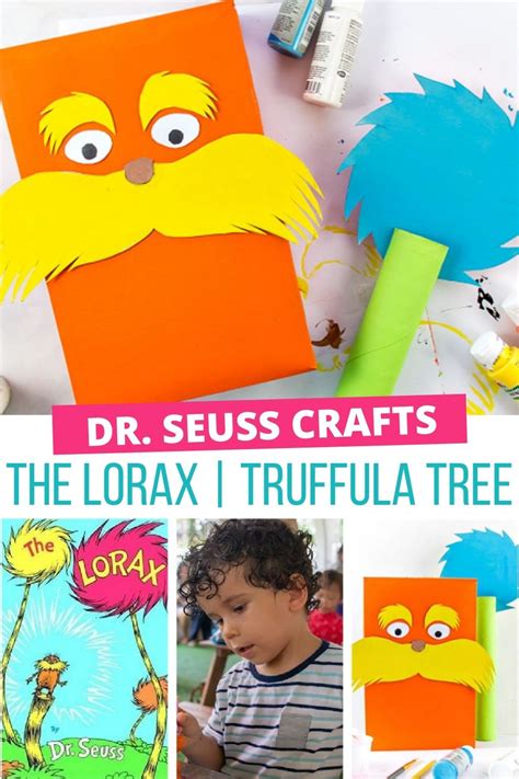 Colorful Truffula Tree And The Lorax Craft For Kids Kids Activities