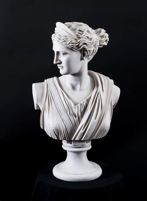 Stunning Marble Bust Diana In 2020 Marble Bust Classic Sculpture