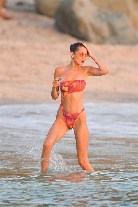 Bella Hadid Shows Off Her Bikini Body 12072019 • Celebmafia