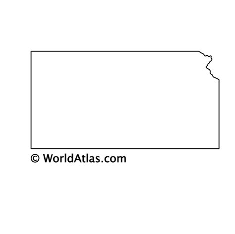 Kansas Outline Map