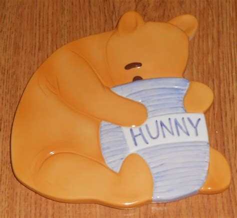 Disney Classic Winnie The Pooh Treasure Craft Ceramic Trivet Hunny Pot Hot Plate Disney
