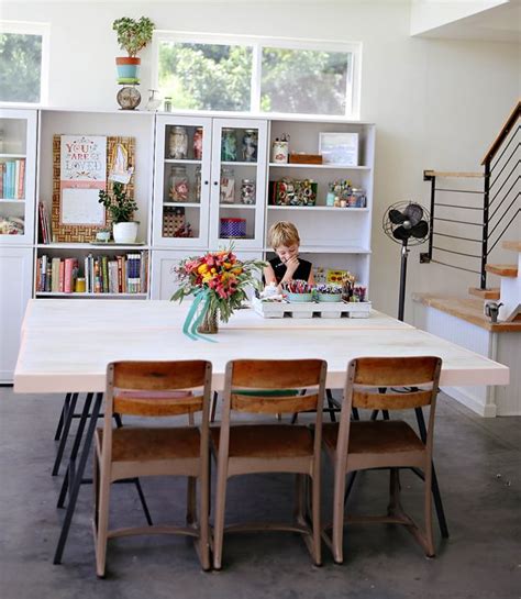 5 out of 5 stars. diy (Ikea lerberg trestle leg tables} | Dining room office ...