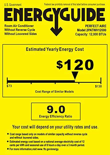 Calculating the cooling capacity needed for your room is a complicated process as there are many factors to consider. Perfect Aire 2PATWH12000 12,000 BTU Thru-the-Wall Air ...