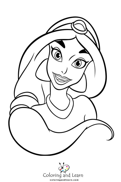 jasmine coloring pages 2024 coloring and learn coloring library