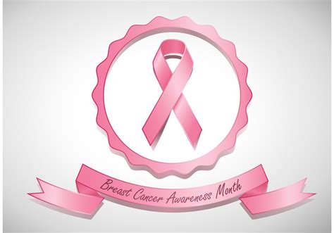 Breast Cancer Awareness Ribbon Vector - Download Free Vector Art, Stock